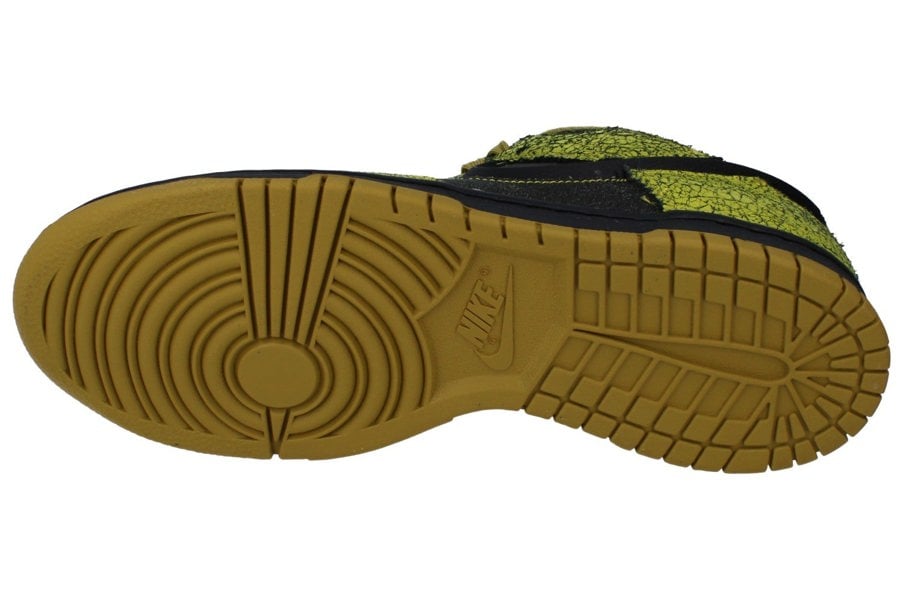 Nike Dunk Low Retro QS Mens Trainers Hv6103  300 - Bright Cactus Black 300 - Photo 4