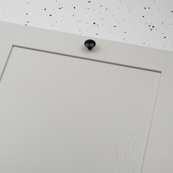 Handle & Home Matt Black Bridge Handle and Coordinating Knob