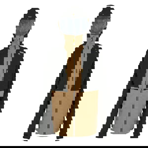 Regatta Mens Sacramento 3 in 1 Waterproof Jacket - Nut Brown/Black