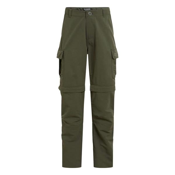 Craghoppers Childrens/Kids Nosilife Convertible Hiking Trousers - Woodland Green - 