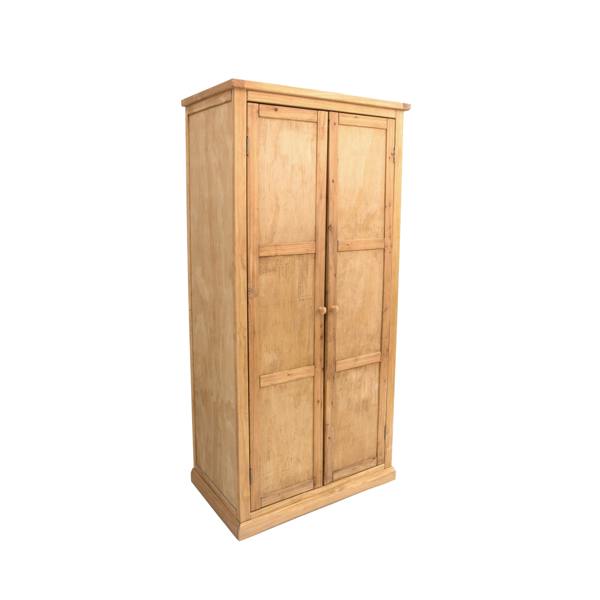 Cabinet Bits Lucca 2 Door Wardrobe Wood Knob