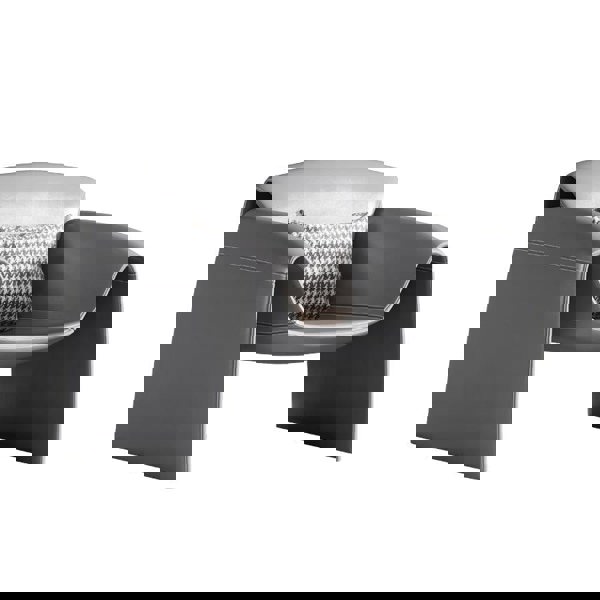 U Shape Armchair, Leather-Weilai Concept-Weilai Concept