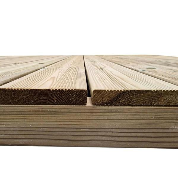Snowdon Timber Treated Reject Decking Kit (W) 2.4m (L) 2.4m