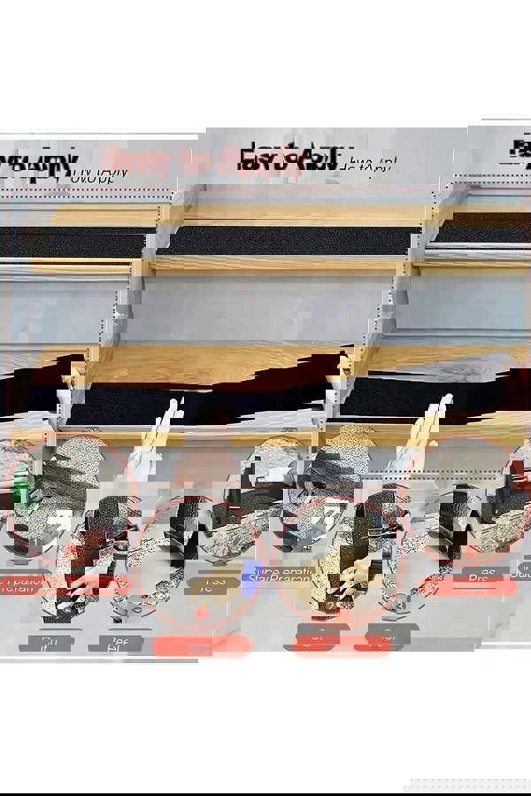 Living and Home 1 Roll PVC Matte Non-slip Tape