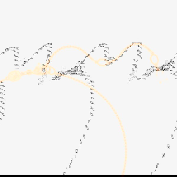 Swarovski Matrix Rose Gold Tone Plated Crystal Pearl Circle Necklace 5692265