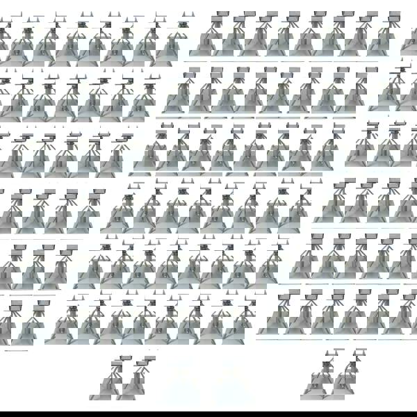 Caravan Chassis Axle Stands x50 (9.5'' - 14'' Mobile Home Static Support Main Unit Primary)