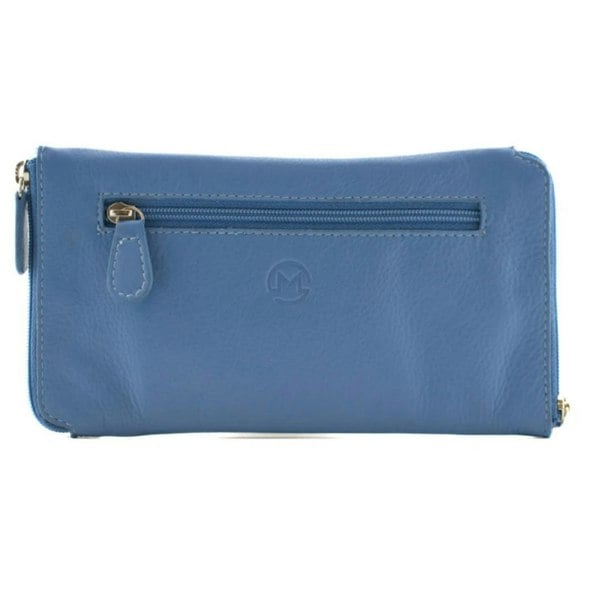 Mala Leather Double Zipped Leather Glasses Case – Holds 2 Pairs of Glasses