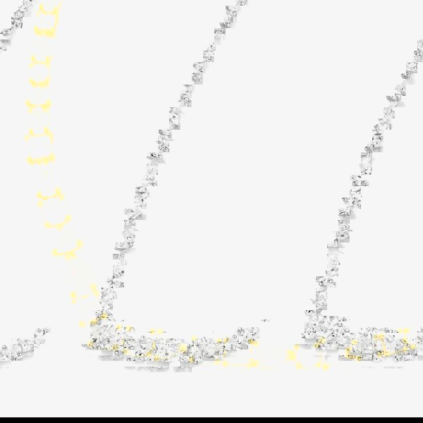 Swarovski Mesmera Gold Tone Plated Zirconia Necklace 5743826