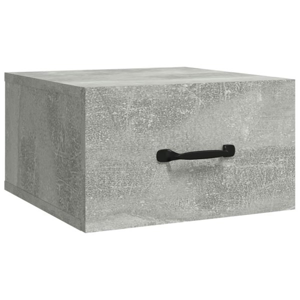 Berkfield Wall-mounted Bedside Cabinets 2 pcs Concrete Grey 35x35x20 cm