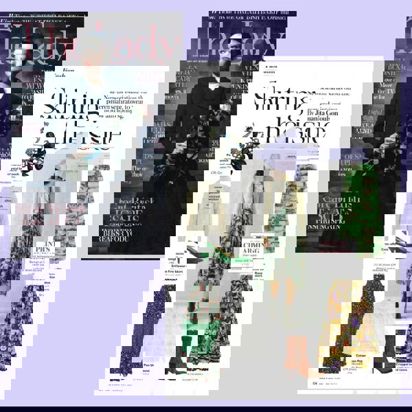 Peacock brooch the lady magazine feature