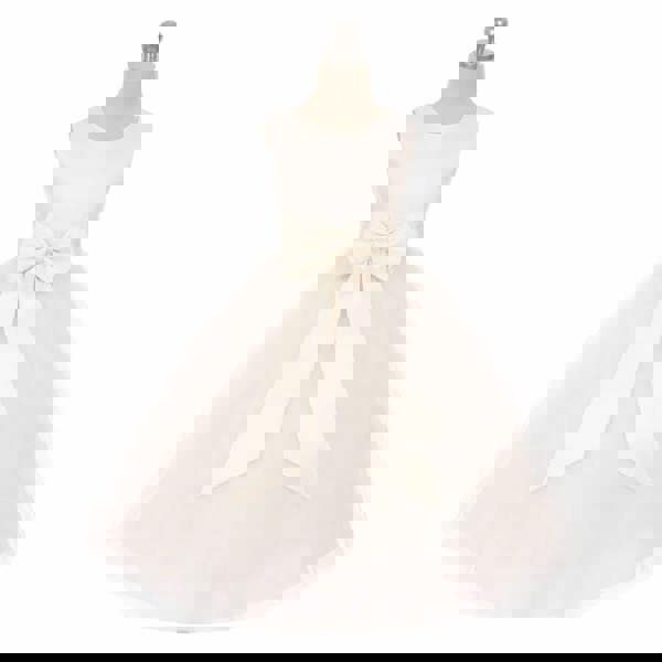 Kids Dreams Classic Dolly Dress - Ivory - Choice of Colour Sash