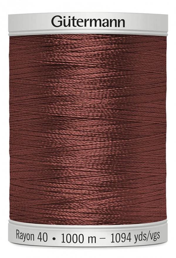 Gutermann No 40 Sulky Rayon Embroidery Thread 1000m Rayon Thread Suitable For Embroidery