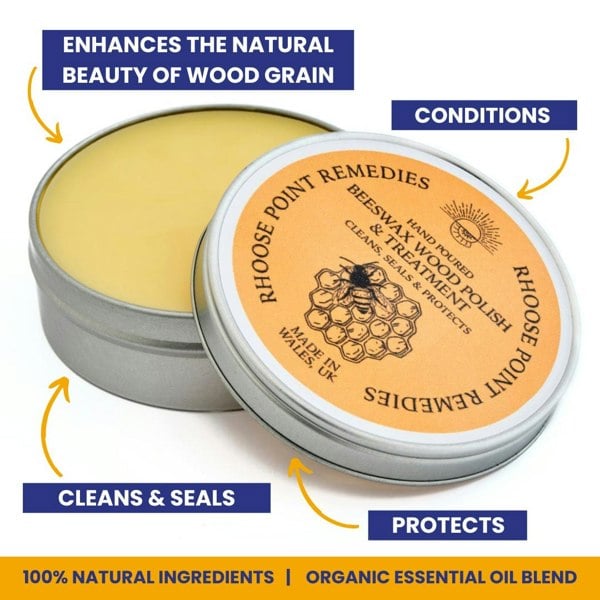Natural Beeswax Wood Polish