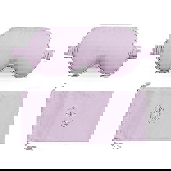 Ethical Bedding Essential Silk Sleep Eye Mask in Blush (Eucalyptus Silk)