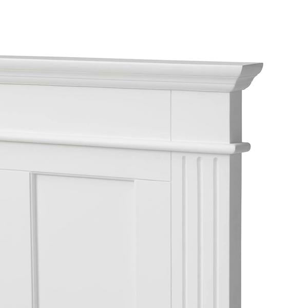 Statement Furniture Gainsborough White Wooden Bed Frame 4ft6, 5ft Hamptons Style