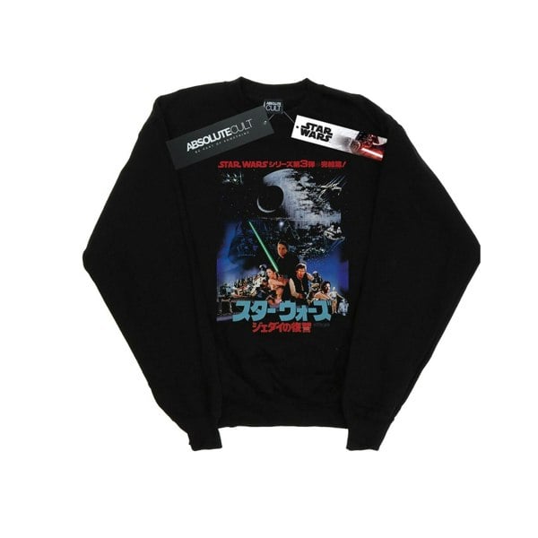 Star Wars Mens Katakana Return Of The Jedi Poster Sweatshirt - Black