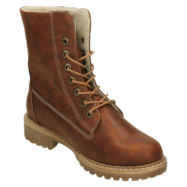 Down to Earth Ladies Down To Earth Fleece Lined Calf Boots