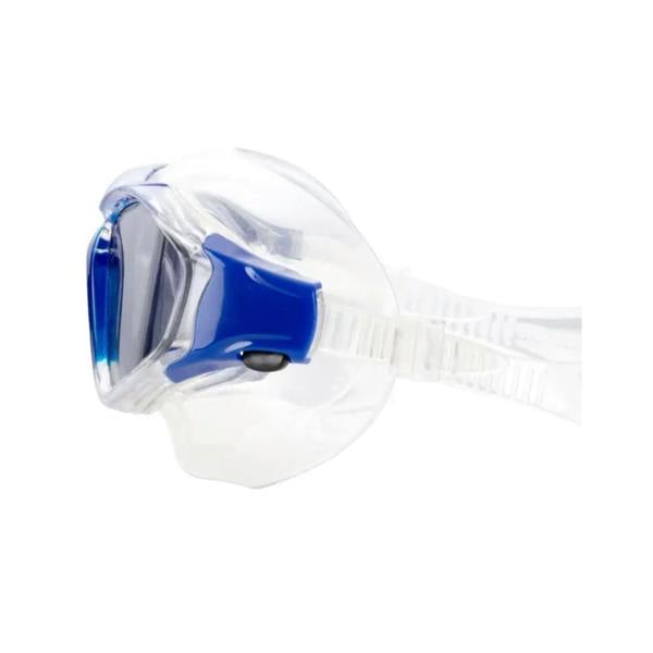 Clear Aquafeel Endurance Pro III swim goggles with blue accents