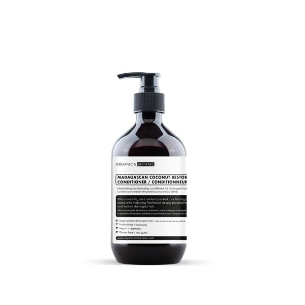 OB120 Organic & Botanic Madagascan Coconut Restoring Conditioner 500ml