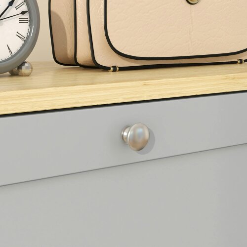 Wyld Haus Sari Wooden Grey Compact 3 Drawer Shoe Cabinet