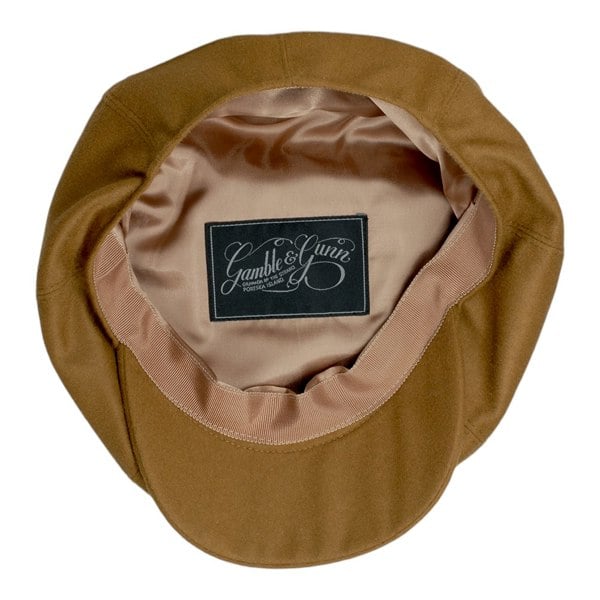 Gamble & Gunn Baxter - 8 Panel British Made Wool Felt Cap 