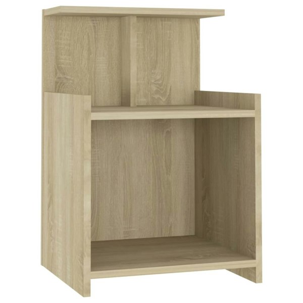 Berkfield Bed Cabinets 2 pcs Sonoma Oak 40x35x60 cm Engineered Wood
