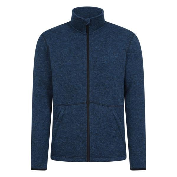 Mountain Warehouse Mens Idris III Full Zip Fleece Jacket - Navy - 