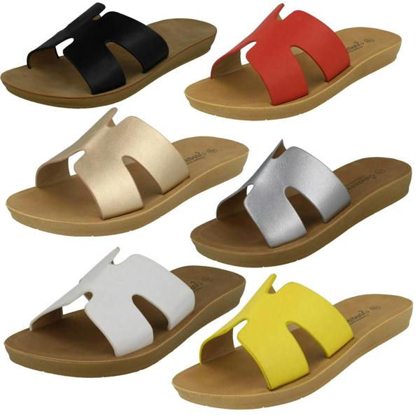 Savannah Ladies Savannah Slip On Summer Mules