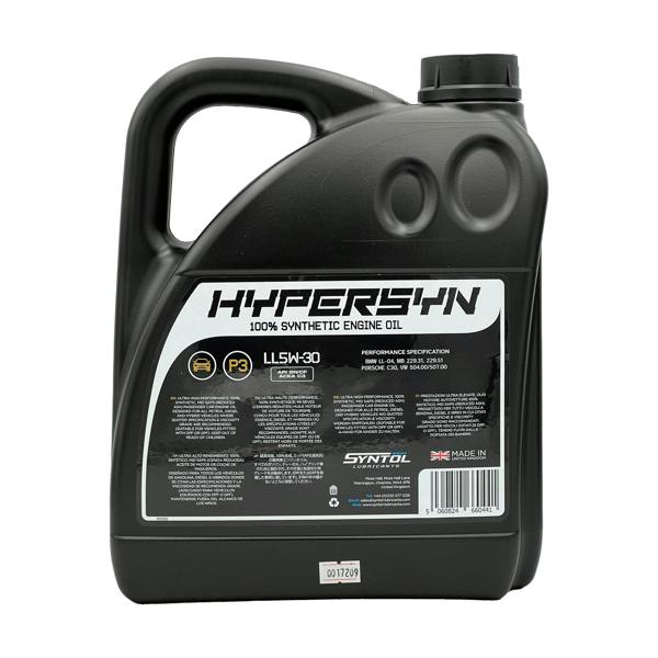 Syntol 5W30 Fully Synthetic Long Life Engine Oil API SN CF ACEA C3 VW 504/507