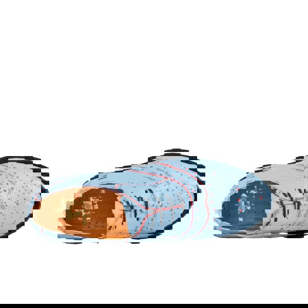 Embassy London BRICK LANE - Light Blue - Women's contrast leather lace-up brogue