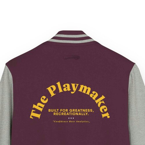 Anchor & Crew The Playmaker Basketball Club League Cotton Varsity Letterman Jacket