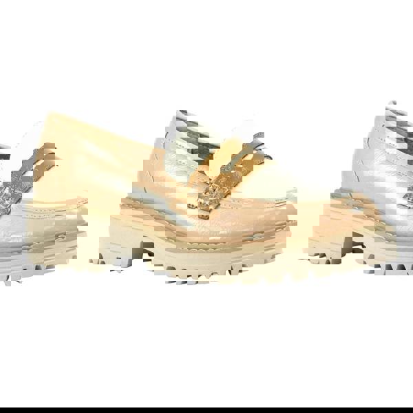 Lunar Womens/Ladies Esme Loafers - Nude - 