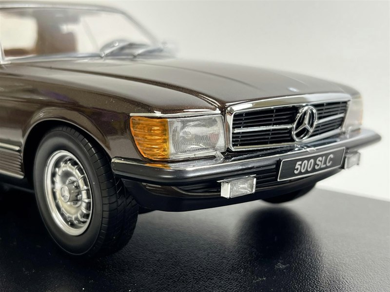 KK Scale Mercedes 500 SLC C107 1981 Brown Metallic 1:18 Scale KK Scale 180851