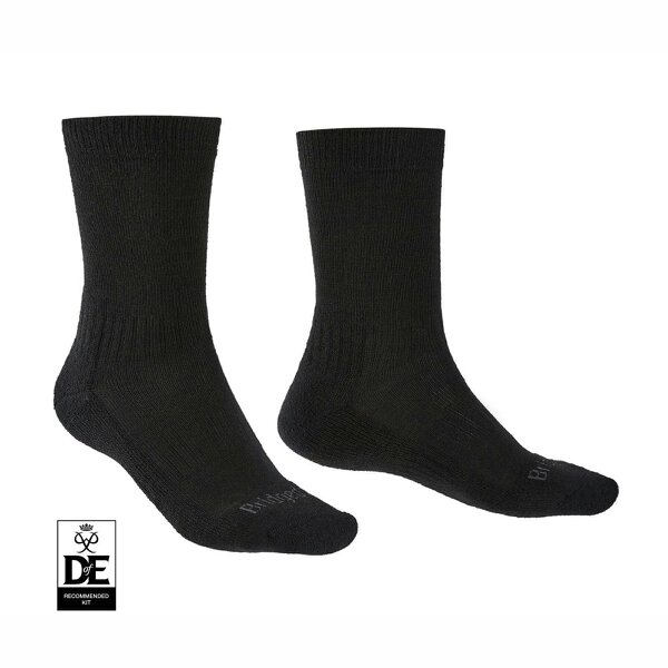 Bridgedale Mens Hike Lightweight Merino Performance Boot Original Socks Black
