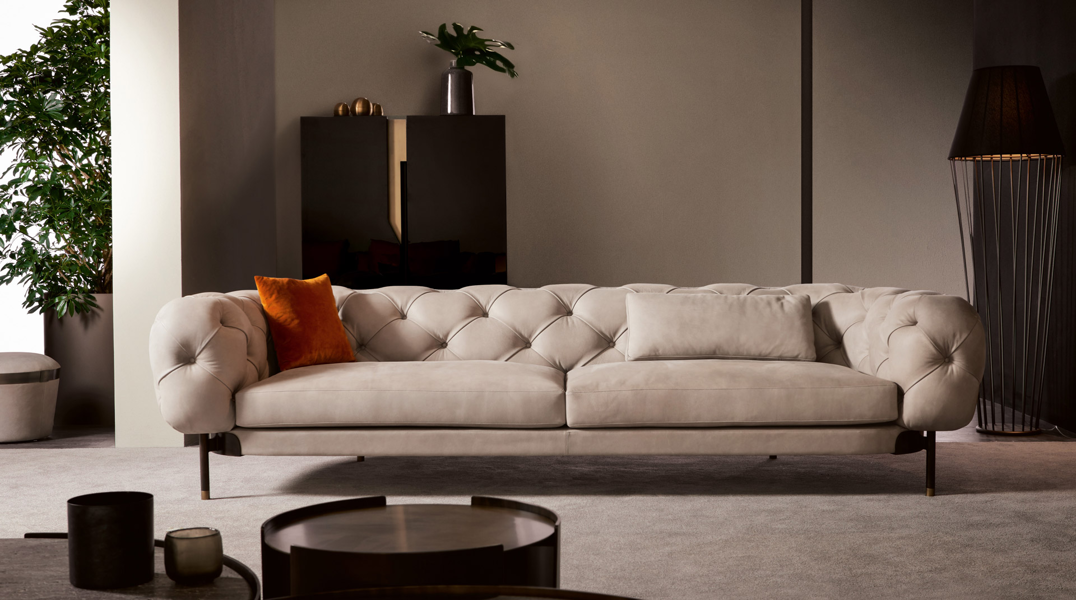 Cantori Lasalle Deep Buttoned Sofa