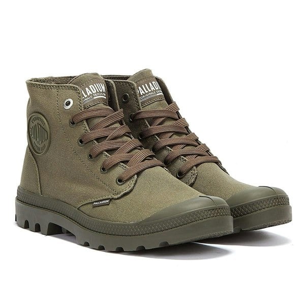 Palladium - 73089-325 MENS PAMPA HI MONO CHROME OLIVE NIGHT