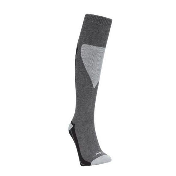 Trespass Mens Hack Ski Tube Socks - Carbon Melange - 