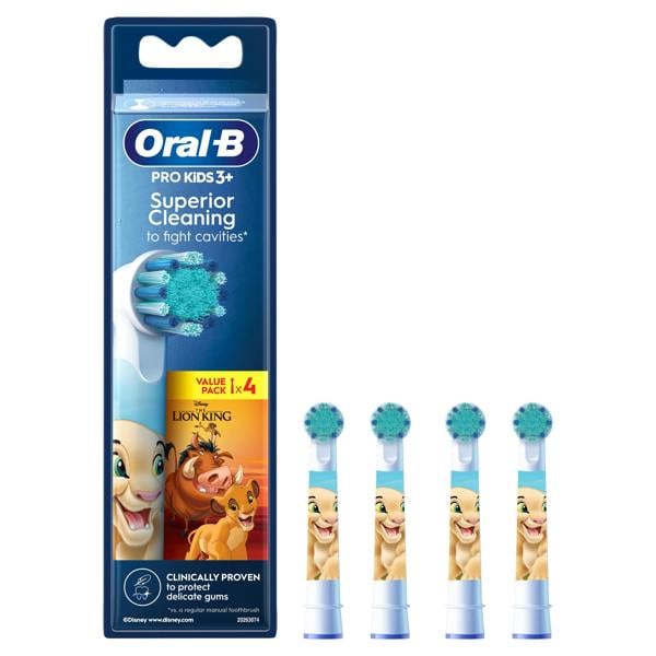 Oral-B Pro Kids Toothbrush Heads Featuring Disney The Lion King, 4 Counts