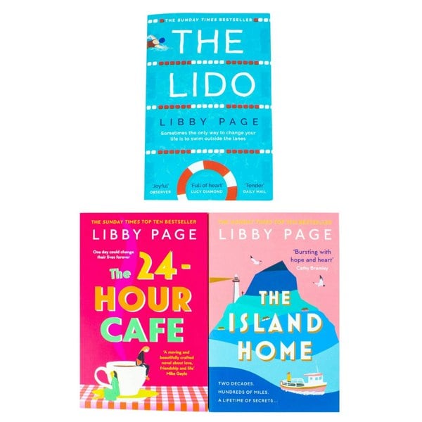 Orion Libby Page Collection 3 Books Set The Lido, The 24-Hour Cafe, The Island Home