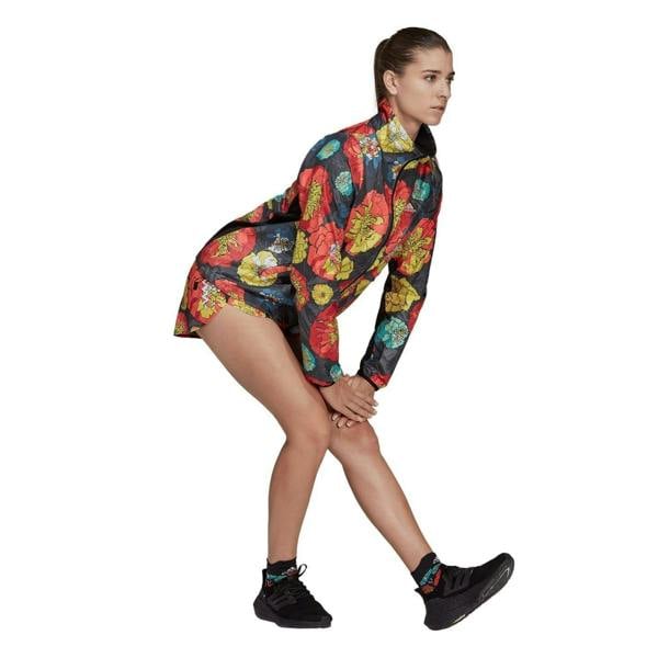 Adidas Womens/Ladies Floral Pattern Shorts - Black - 