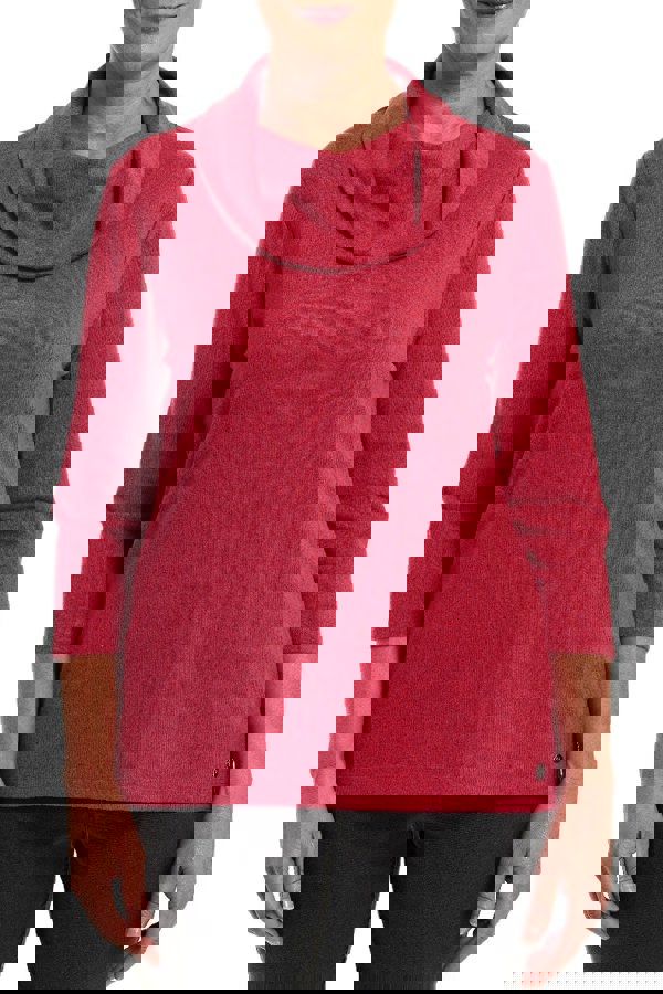 PennyPlain Cowl Neck Top - Fuchsia