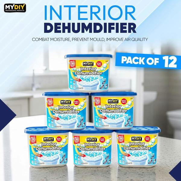 MY DIY PROFESSIONAL PRODUCTS Interior Dehumidifiers 500ml for Home Damp Moisture Absorber Condensation Remover Disposable Dehumidifier