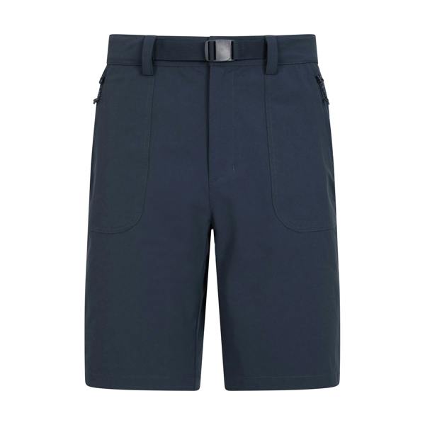 Mountain Warehouse Mens Grassland Belted Shorts - Navy - 