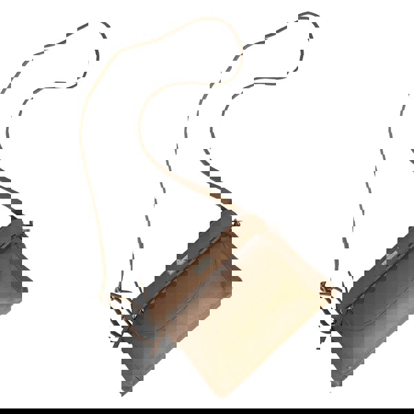 Assots London 'JEAN' Light Tan Real Soft Pebble Grain Leather Crossbody Bag