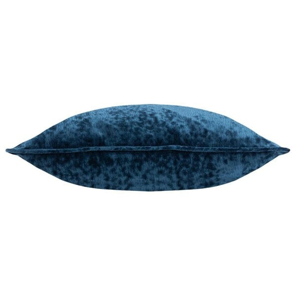 Paoletti Velvet Ripple Cushion Cover - Navy