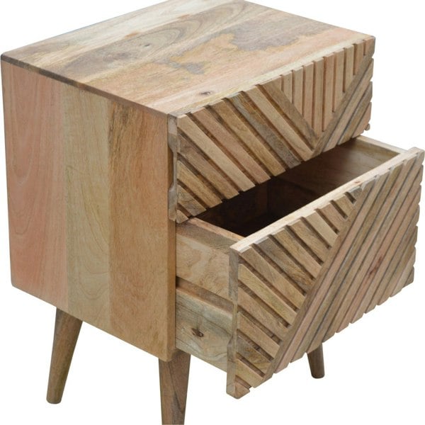 Artisan Furniture Lille 2 Drawer Bedside