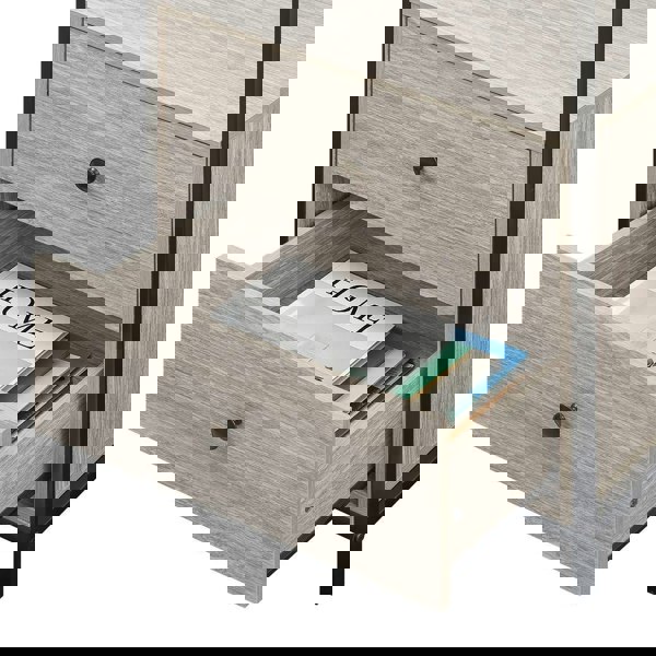 Swish Furniture Alva Open Wardrobe with 2 Drawers