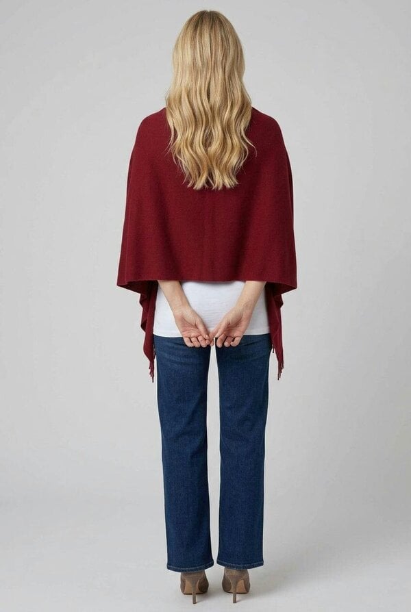Izabel London Soft Texture Tassel Fringed Scarf
