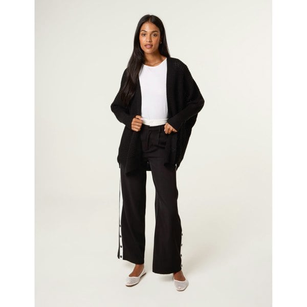 Blue Vanilla Textured Cardigan