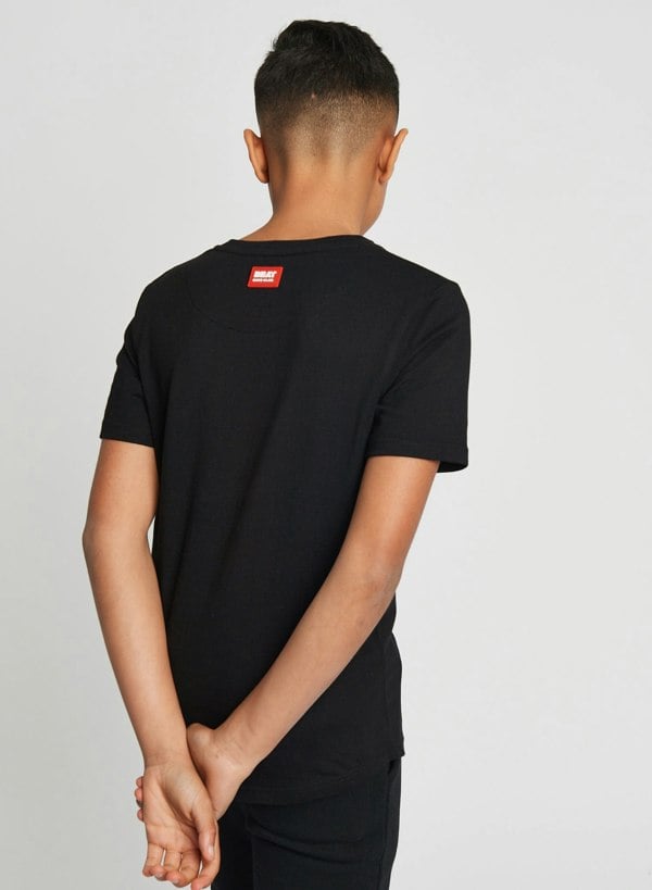 Beat Boyz Club Logo T-Shirt - Black/Red